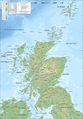 Scotland Topographic Map French - Mapsof.net