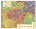 Shaded Relief Map Of Afghanistan (political) - Mapsof.Net Map