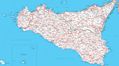 Sicily Map Detailed - Mapsof.Net Map