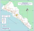 Sinaloa Mexico Road Map - Mapsof.Net Map