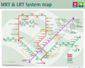 Singapore Light Metro Map (tram) - Mapsof.Net Map