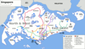 Singapore Overview Map - Mapsof.Net Map
