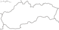 Slovakia Blank - Mapsof.Net Map
