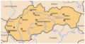 Slovakia Map Rivers And Cities - Mapsof.Net Map