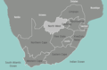 South Africa North West Map - Mapsof.Net Map