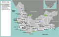 South Africa Western Cape Map - Mapsof.Net Map