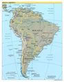 South America Physical Map - Mapsof.Net Map