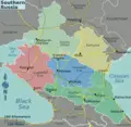 Southern Russia Regions Map2 - Mapsof.Net Map