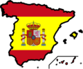 Spain Flag Map - Mapsof.Net Map