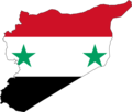 Syria Flag Map - Mapsof.Net Map