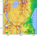 Tanzania Physical - Mapsof.Net Map