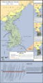 The Korean War 1950 1953 - Mapsof.Net Map