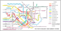 Tokyo Railway And Subway Map - Mapsof.Net Map