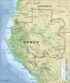 Topographic Map of Gabon - Mapsof.net