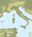 Topographic Map of Italy - Mapsof.net