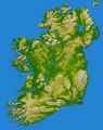 Topography Ireland - Mapsof.net