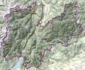 Trento Physical Map - Mapsof.Net Map