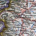 Turin Topographic Map - Mapsof.net