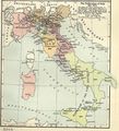 Unification of Italy 1815 1870 - Mapsof.Net Map