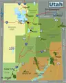 Utah Regions Map - Mapsof.Net Map