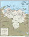 Venezuela Political Map 1993 - Mapsof.Net Map