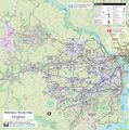 Virginia Metrobus Map - Mapsof.Net Map