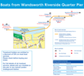 Wandsworth Pier Route Map - Mapsof.Net Map