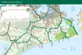 West of Auckland Map - Mapsof.Net Map
