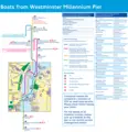 Westminster Pier Route Map - Mapsof.Net Map