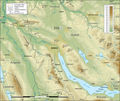Zurich Area Topographic Map Fr - Mapsof.net