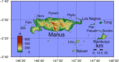 Admiralty Islands Topography With Labels - Mapsof.net