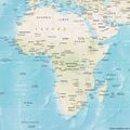 Africa Countries Physical Map - Mapsof.Net Map