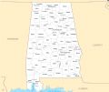 Alabama Cities And Towns - Mapsof.Net Map