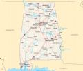 Alabama Reference Map - Mapsof.Net Map