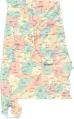 Alabama Road Map - Mapsof.Net Map