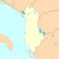 Albania Map Blank - Mapsof.Net Map