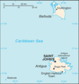 Antigua And Barbuda Cia Wfb Map - Mapsof.Net Map