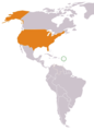 Antigua And Barbuda Usa Locator - Mapsof.Net Map