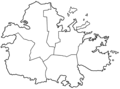Antigua Parishes Blank - Mapsof.Net Map