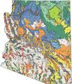 Arizona Geologic Map - Mapsof.Net Map