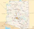 Arizona Reference Map - Mapsof.Net Map