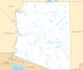 Arizona Rivers And Lakes - Mapsof.Net Map