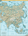Asia 1 - Mapsof.net