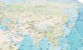 Asia Physical Map - Mapsof.Net Map