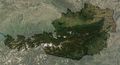 Austria Satellite Unannotated - Mapsof.net