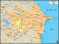 Azerbaijan Political Large Map - Mapsof.Net Map