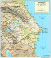 Azerbaijan Relief 2004 - Mapsof.net