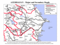 Azerbaijan Road Map - Mapsof.Net Map