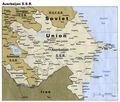 Azerbaijan Ssr 1990 - Mapsof.Net Map