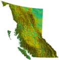 Bc Relief Canadiancascades - Mapsof.net